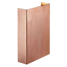 Φωτιστικό Τοίχου Fold 15 2019051030 10,5x21cm Led 2x200Lm 3,5W 3000K IP54 Copper Nordlux Χαλκός,Πλαστικό