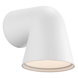 Φωτιστικό Τοίχου Front Single 46801001 17x15,6cm 1xGU10 28W IP44 White Nordlux Αλουμίνιο,Γυαλί