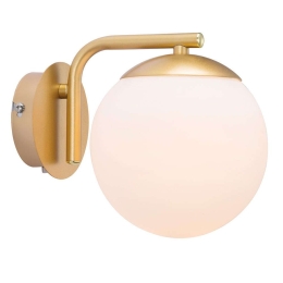 Φωτιστικό Τοίχου Grant 47091025 20,7x16,4cm 1xE14 40W Brass Nordlux Μέταλλο,Γυαλί