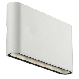 Φωτιστικό Τοίχου Kinver 84181001 17,5x9cm Led 400Lm 2x6W 3000K IP54 White Nordlux Μέταλλο