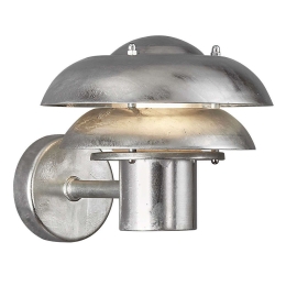 Φωτιστικό Τοίχου Kurnos 20 2118061031 25,6x18,2cm 1xE14 12W IP54 Steel Nordlux Μέταλλο,Πλαστικό