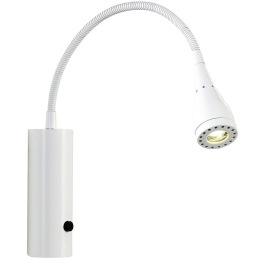 Φωτιστικό Τοίχου Mento 75531001 19x30cm Led 130Lm 3W 3000K White Nordlux Μέταλλο