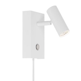 Φωτιστικό Τοίχου Omari 2112231001 12x12 Dimmable Led 360Lm 3,2W 2700K White Nordlux Μέταλλο