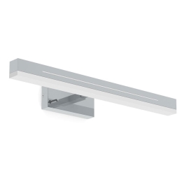 Φωτιστικό Τοίχου Otis 40 2015401033 7,5x40cm Dimmable Led 1300Lm 14W 3000K IP44 Chrome Nordlux Αλουμίνιο, Πλαστικό