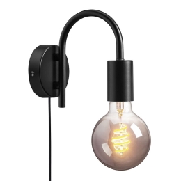 Φωτιστικό Τοίχου Paco 2112071003 17,5x16cm 1xE27 15W Black Nordlux Μέταλλο
