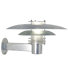 Φωτιστικό Τοίχου Phoenix 24381031 42,5x22cm 1xE27 16W IP54 Steel Nordlux Ατσάλι,Πλαστικό