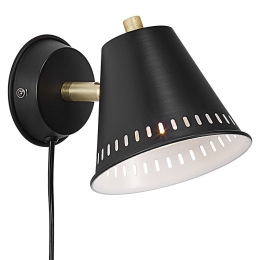 Φωτιστικό Τοίχου Pine 2010381003 19,5x13,5cm 1xGU10 15W Black Nordlux Μέταλλο