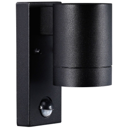 Φωτιστικό Τοίχου Με Αισθητήρα Tin Maxi 21509103 11,6x16cm 1xGU10 35W IP54 Black Nordlux