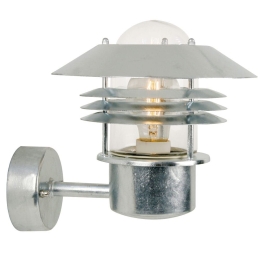 Φωτιστικό Τοίχου Vejers 25091031 22x23cm 1xE27 60W IP54 Steel Nordlux Ατσάλι,Γυαλί