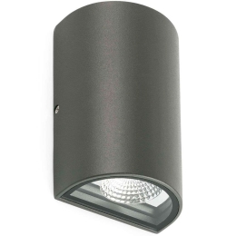 Φωτιστικό Τοίχου-Απλίκα Lace 70811 10x7x16cm 2xLed 315lm 6W 4000K Dark Grey Faro Barcelona