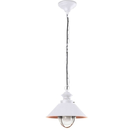 Φωτιστικό Οροφής Nautica 260 71106 Φ26x101,5cm 1xE27 15W White-Copper Faro Barcelona