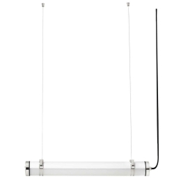 Φωτιστικό Οροφής Scuba 75753 60x7cm Led 3200lm 20W 3000K Chrome-White Faro Barcelona