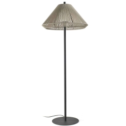 Φωτιστικό Δαπέδου Saigon 71569-09 Φ66,5x195cm 1xE27 15W Beige-Dark Grey Faro Barcelona
