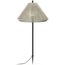 Φωτιστικό Δαπέδου Saigon 71575P-09 Φ66,5x137cm 1xE27 15W Beige-Dark Grey Faro Barcelona