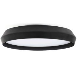 Φωτιστικό Οροφής-Πλαφονιέρα Shoku 64282 Φ60x9,3cm Dim Led 40W 2700K Black Faro Barcelona