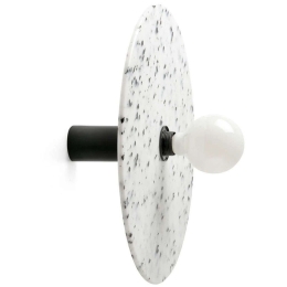 Φωτιστικό Τοίχου Confetti 62174-51 Φ45x14cm 1xE27 15W Black-White Faro Barcelona