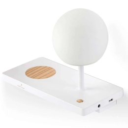 Φωτιστικό Τοίχου Με Φορτιστή Niko L 01026A 30x14,5x22cm Dim Led 7W White-Natural Faro Barcelona