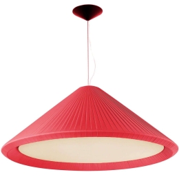 Φωτιστικό Οροφής Saigon 20129 Φ130x76cm 4xE27 15W Burgundy Faro Barcelona