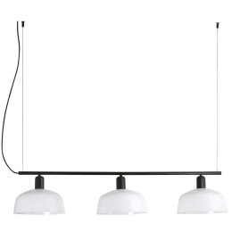 Φωτιστικό Οροφής-Ράγα Tatawin 20338-119 100x11,5cm 3xE27 15W Black-White Faro Barcelona