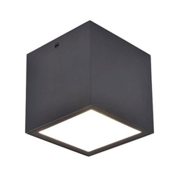 Φωτιστικό Οροφής - Spot Gemini 6389101118 8,5x8,5cm 4000K 750Lm Dark Grey Lutec