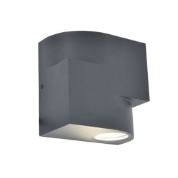 Φωτιστικό Τοίχου Up & Down Marbo 5288001118 14x8cm GU10 LED 2x15W Dark Grey Lutec
