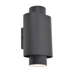 Φωτιστικό Τοίχου Up & Down Cypres 6604002118 10,9x9,6x20,2cm GU10 LED 2x7W Dark Grey Lutec