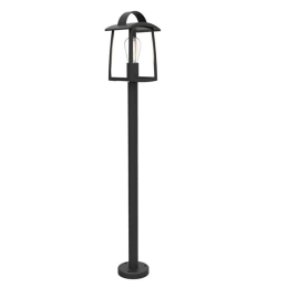 Φωτιστικό Δαπέδου Kelsey 7273605012 17x15x103,5cm E27 40W Black Lutec