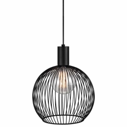 Φωτιστικό Οροφής Κρεμαστό Aver 30 30x35x300cm E27 Black Dftp