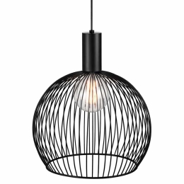 Φωτιστικό Οροφής Κρεμαστό Aver 40 40x45,5x300cm E27 Black Dftp