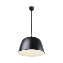 Φωτιστικό Οροφής Κρεμαστό Norbi 30 30x36x300cm E27 Black Dftp