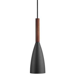 Φωτιστικό Οροφής Κρεμαστό Pure 10x35x300cm E27 Black Dftp