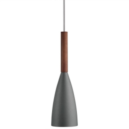Φωτιστικό Οροφής Κρεμαστό Pure 10x35x300cm E27 Grey Dftp