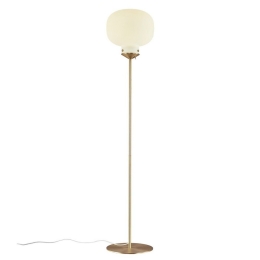 Φωτιστικό Δαπέδου Raito 30x150cm E27 White-Brass Dftp