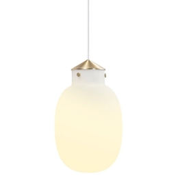 Φωτιστικό Οροφής Κρεμαστό Raito 22 22,5x37x300cm E27 White-Brass Dftp