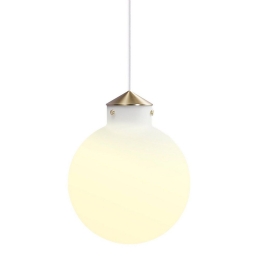 Φωτιστικό Οροφής Κρεμαστό Raito 30 30x37cm E27 Opal White Dftp