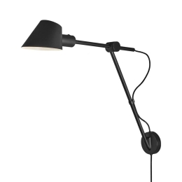 Φωτιστικό Τοίχου Stay 70x62cm E27 Black Dftp