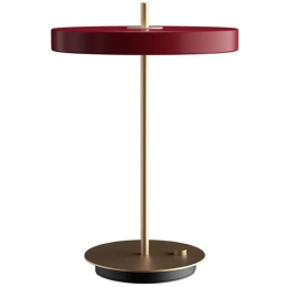 Φωτιστικό Επιτραπέζιο Asteria 2309 Φ31x41,5cm Dim Led 600lm 13W 3000K Red-Brass Umage