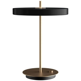 Φωτιστικό Επιτραπέζιο Asteria 2308 Φ31x41,5cm Dim Led 600lm 13W 3000K Black-Brass Umage