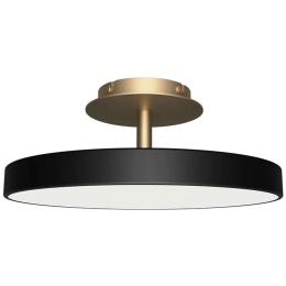 Φωτιστικό Οροφής - Πλαφονιέρα Asteria 2384 Φ43x16,9cm Led 1100lm 17W 3000K Black-Brass Umage