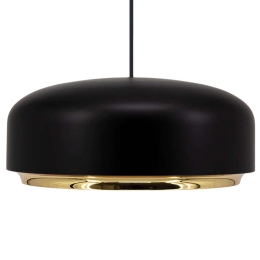 Φωτιστικό Οροφής Hazel 2440 Φ40x16cm Led 1100lm 21W 3000K Black Umage