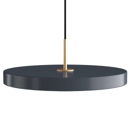 Φωτιστικό Οροφής Asteria 2171 43x14cm Led 1300lm 16W 3000K Anthracite-Brass Umage