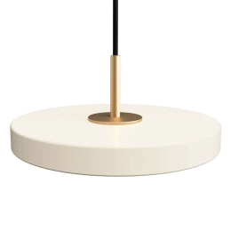 Φωτιστικό Οροφής Asteria Micro 2512 15x5,7cm Led 370lm 12W 3000K White-Brass Umage