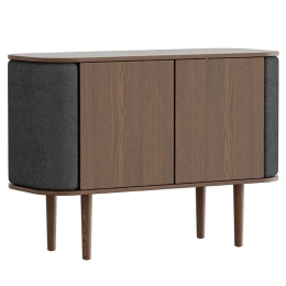 Μπουφές Treasures Horizons S 5774C711-04 109x43x75cm Dark Oak-Dark Grey Umage Ατσάλι,Ξύλο