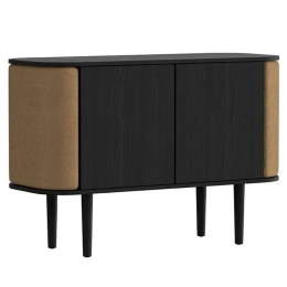 Μπουφές Treasures Horizons S 5106C709-01 109x43x75cm Black Oak-Sugar Umage Ατσάλι,Ξύλο
