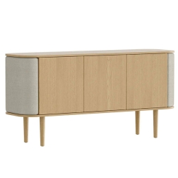 Μπουφές Treasures Horizons S 5623C710-02 150x43x75cm Oak-Sand Umage Ατσάλι,Ξύλο