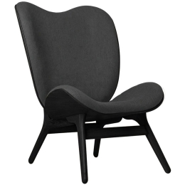 Πολυθρόνα A Conversation Piece Tall 5104C704-04 73x93x106cm Black Oak-Dark Grey Umage