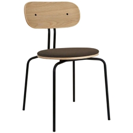 Καρέκλα Τραπεζαρίας Curious Black 5916-3C719-10 44,5x48x77,5cm Mocca-Black Umage Ατσάλι,Polywood