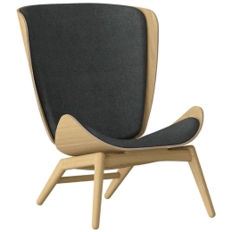 Πολυθρόνα The Reader Horizons S 5502C702-04 78x91x105cm Oak-Dark Grey Umage