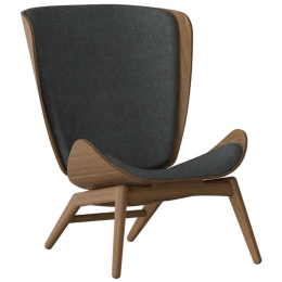 Πολυθρόνα The Reader Horizons S 5701C702-04 78x91x105cm Oak-Dark Grey Umage