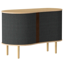 Μπουφές Audacious Horizons S 5600C706-04 100x50x67cm Oak-Dark Grey Umage Polyester,Ξύλο